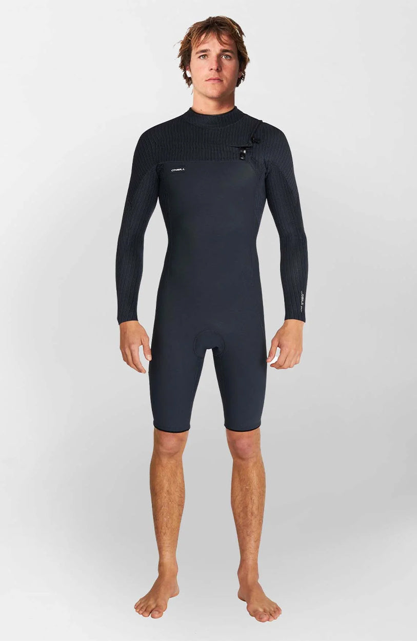 HyperFreak 2mm Long Sleeve Spring Suit Chest Zip - Black