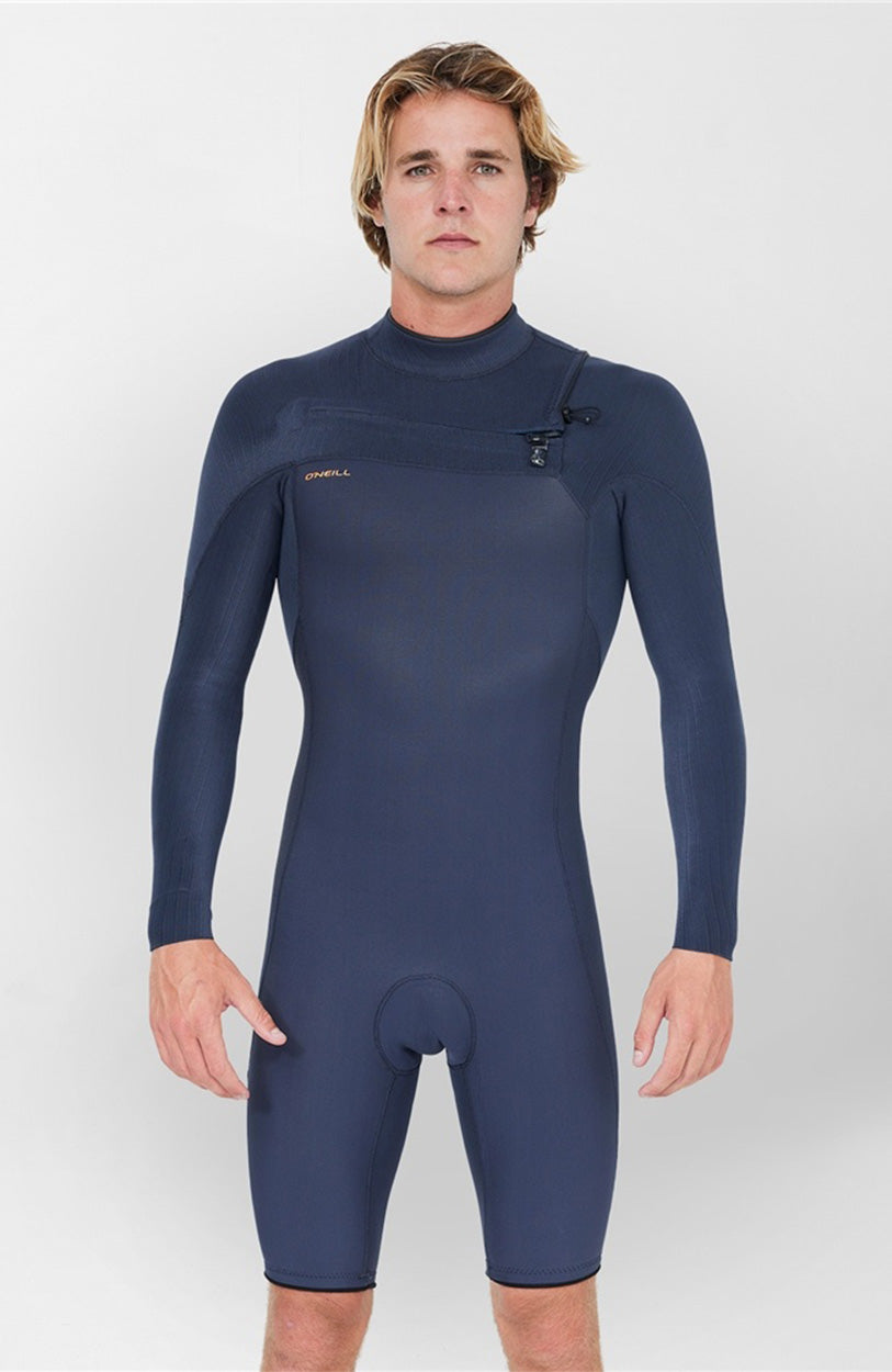 HyperFreak 2mm Long Sleeve Spring Suit Chest Zip - Grey