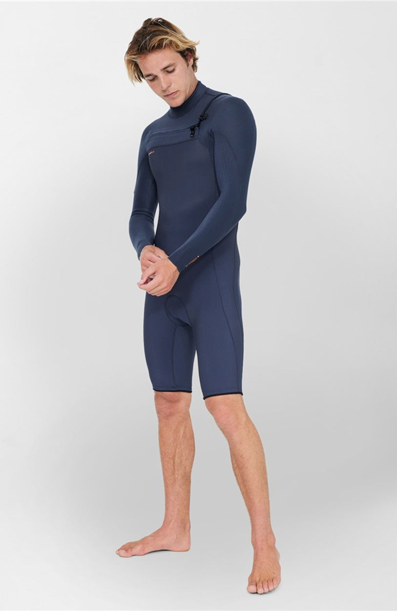 HyperFreak 2mm Long Sleeve Spring Suit Chest Zip - Grey