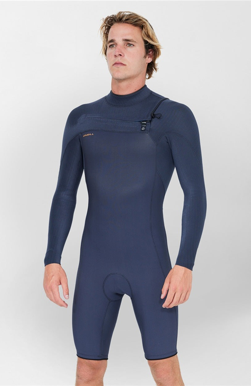 HyperFreak 2mm Long Sleeve Spring Suit Chest Zip - Grey