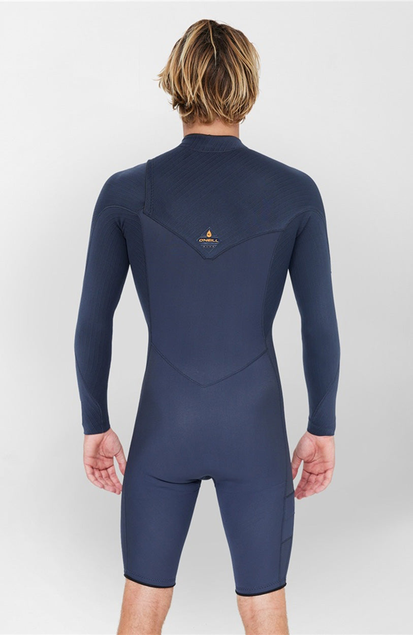 HyperFreak 2mm Long Sleeve Spring Suit Chest Zip - Grey