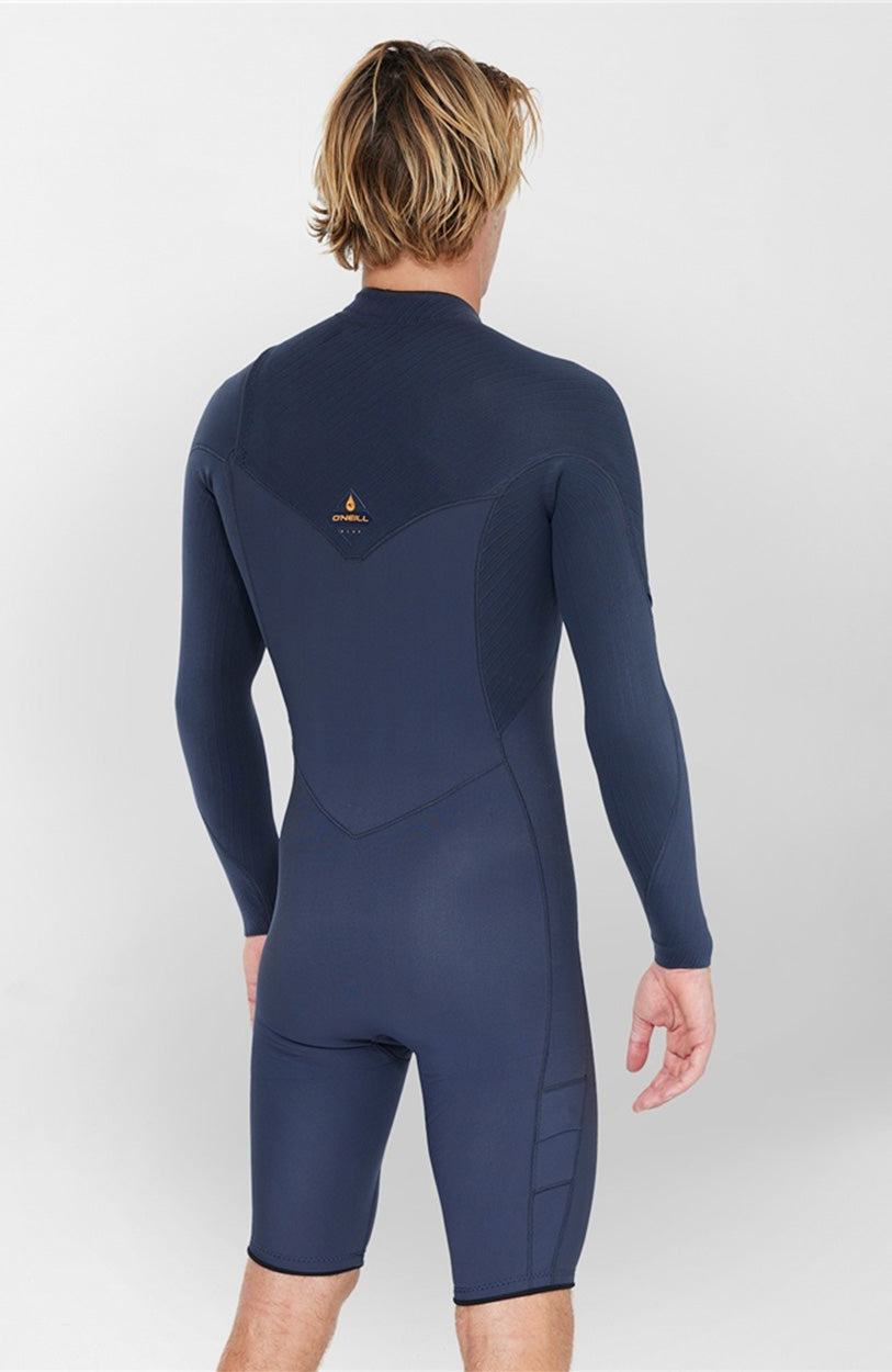 HyperFreak 2mm Long Sleeve Spring Suit Chest Zip - Grey