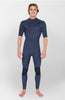 HyperFreak 2mm Short Arm Steamer Chest Zip Wetsuit - Grey