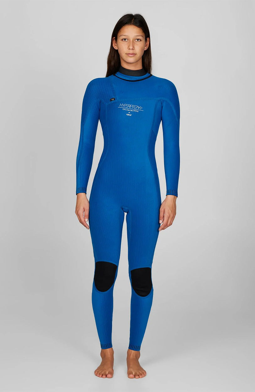 Womens HyperFreak 3/2+ Steamer Chest Zip Wetsuit