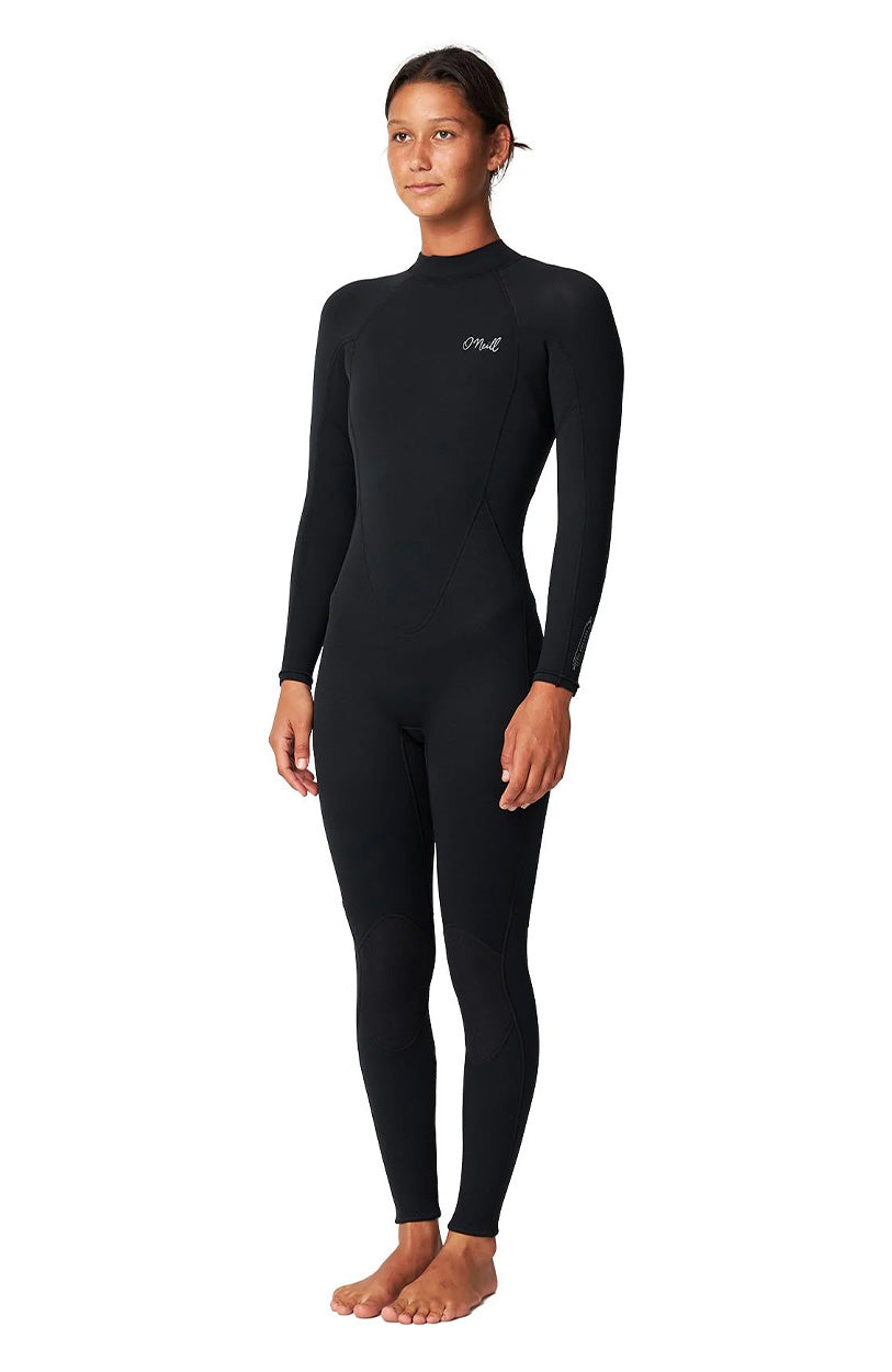 Women's Reactor 3/2mm Steamer Wetsuit - Black