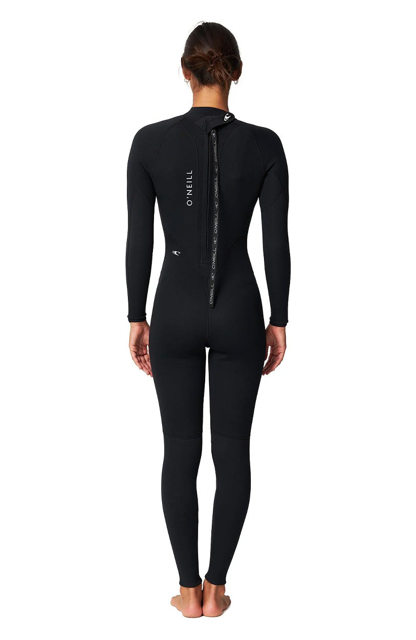 Women's Reactor 3/2mm Steamer Wetsuit - Black