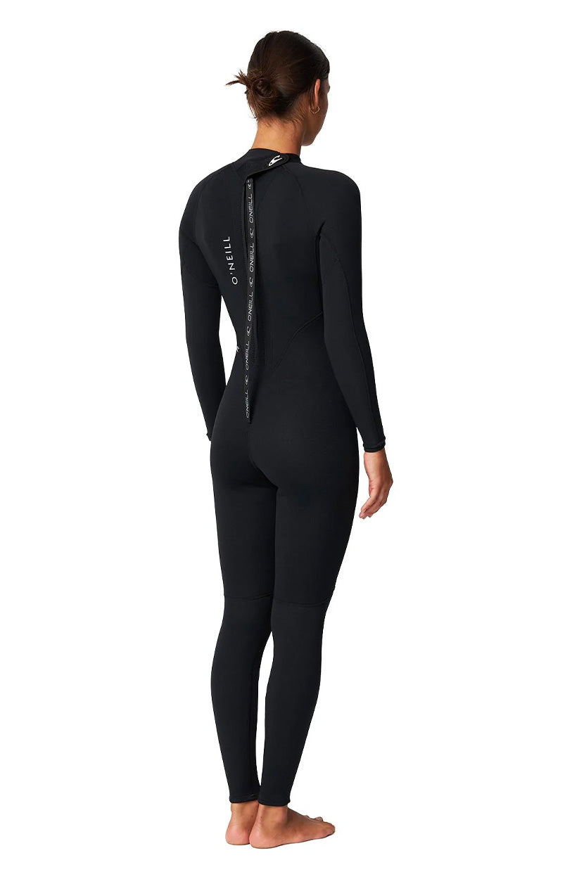 Women's Reactor 3/2mm Steamer Wetsuit - Black