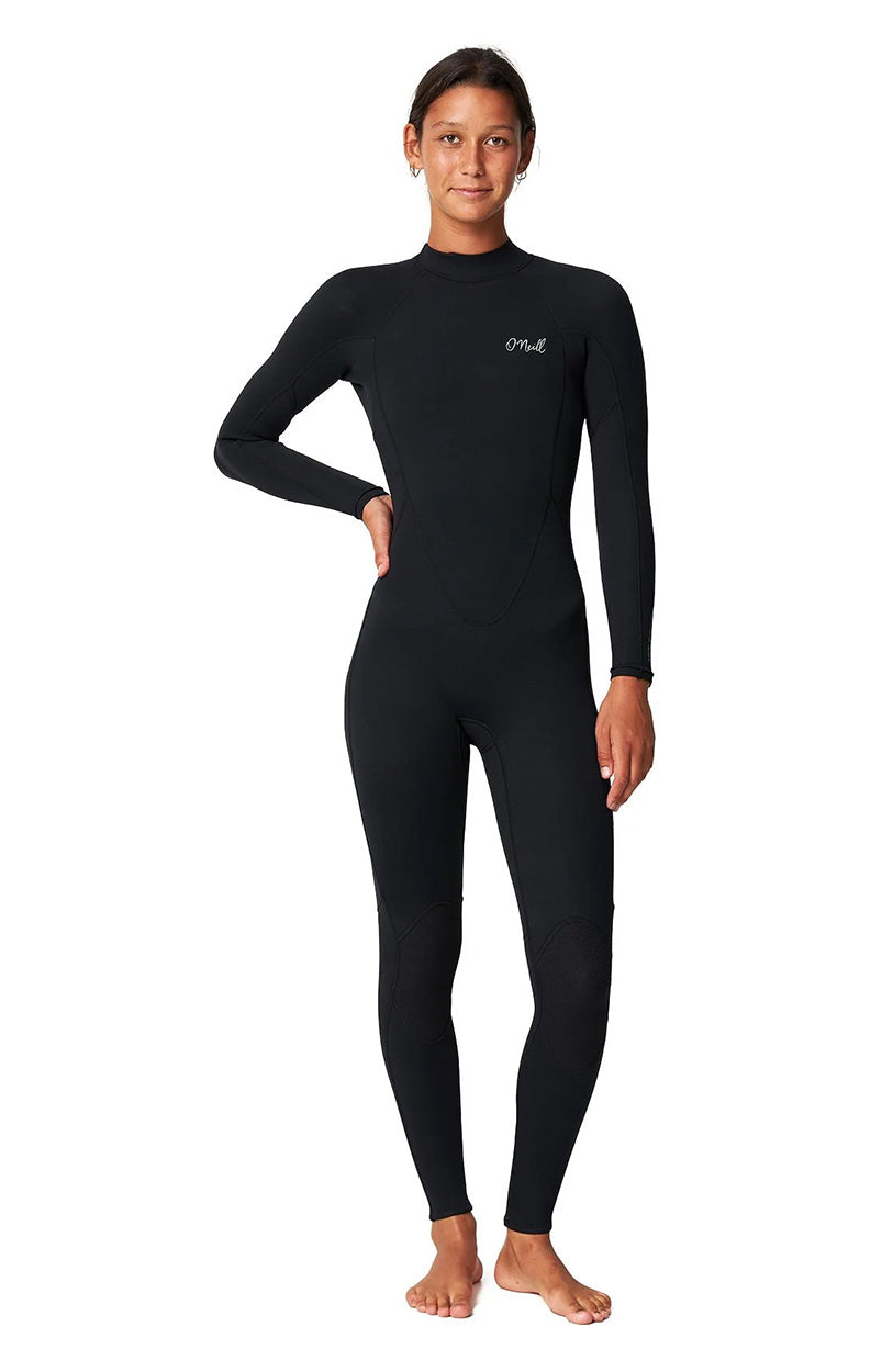 Women's Reactor 3/2mm Steamer Wetsuit - Black