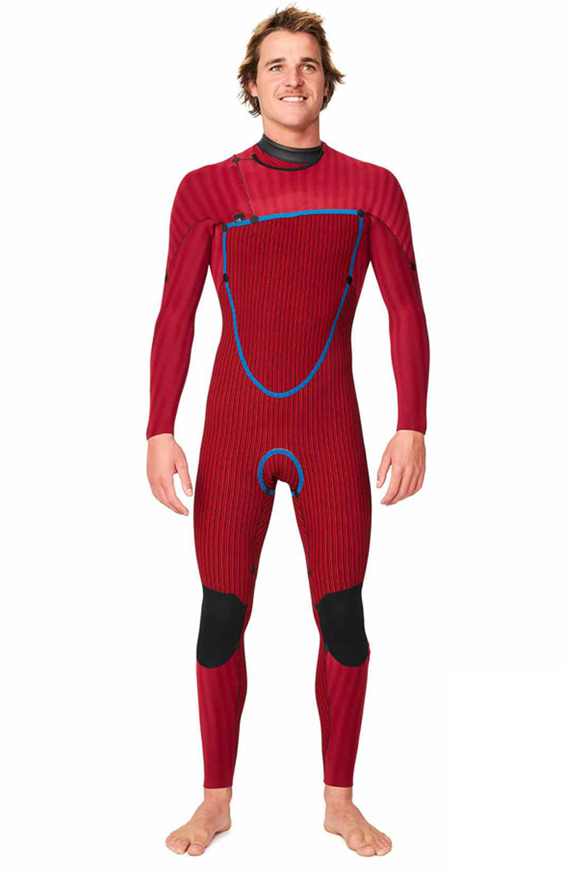 HyperFire X 5/4MM Hooded Steamer Chest Zip Wetsuit