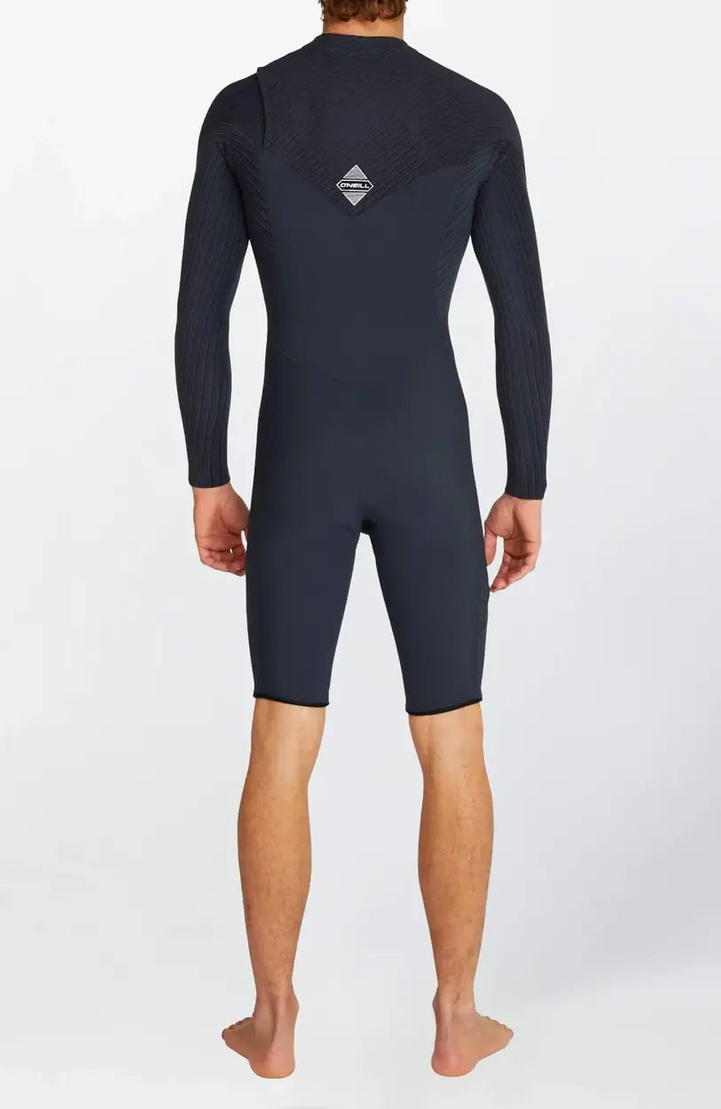 HyperFreak 2mm Long Sleeve Spring Suit Chest Zip - Black