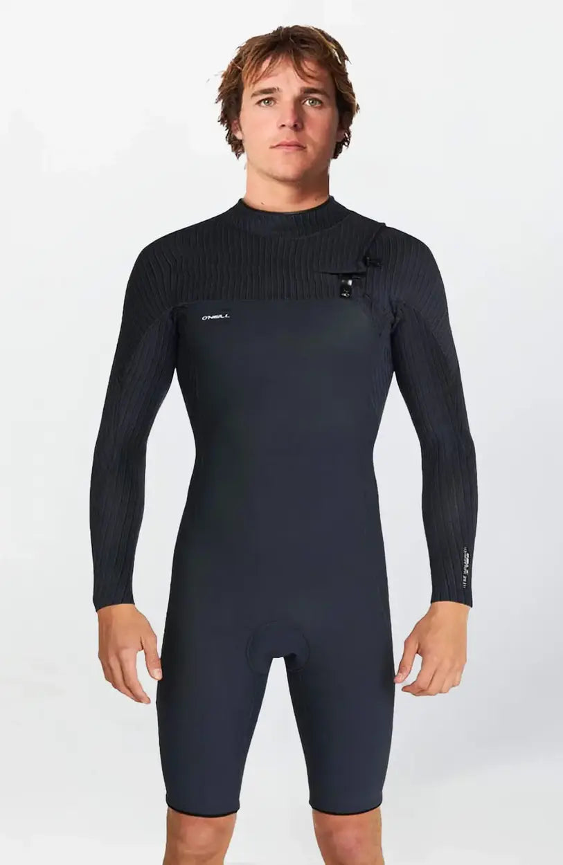 HyperFreak 2mm Long Sleeve Spring Suit Chest Zip - Black