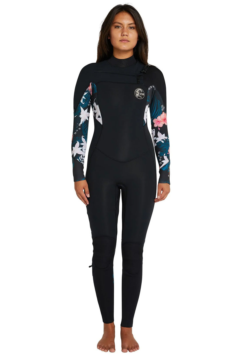 Women's Bahia 4/3mm Steamer Chest Zip Wetsuit