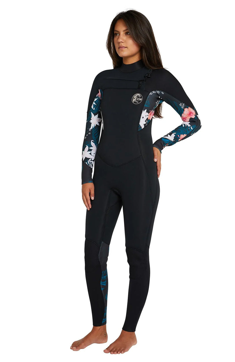 Women's Bahia 4/3mm Steamer Chest Zip Wetsuit
